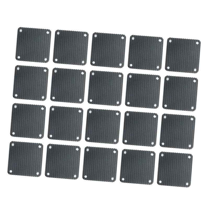 PVC Mesh Fan Dust Filters 20pcs 4cm For Computer Cooling Components Protection - Image 2