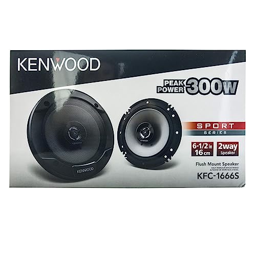 KENWOOD سماعات كينوود KFC-1666S 300 واط 6.5 بوصة 2-طريق مع معزز مجال الصوت - زوج - Image 2