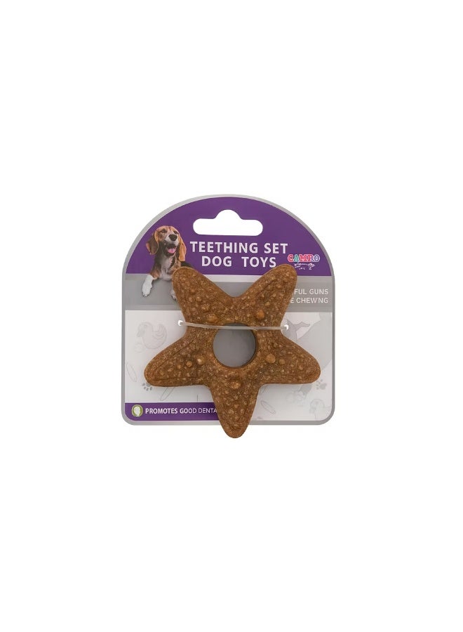 Star-Shape Dental Chew Toy for Puppies and Small Dogs, Promotes Good Dental Health