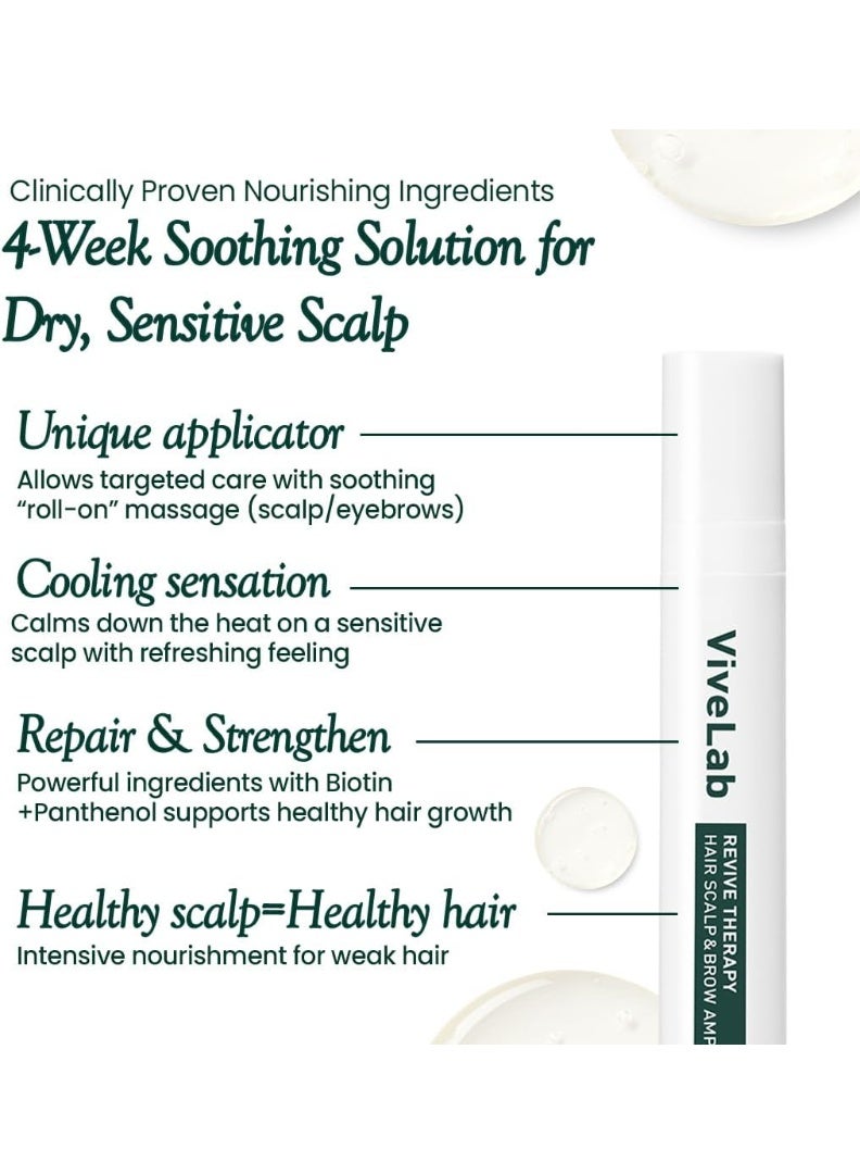 ViveLab US Imported Scalp&Hair Serum for Thinning Hair by Vivelab,15ml–Clinically Tested,Nourishing Formula with Biotin,peptide. Promotes Healthy Scalp&Fuller-Looking Hair - Image 4