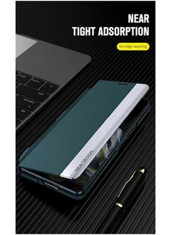 ماركة غير محددة متوافق مع حافظة هاتف Oneplus Open/OPPO Find N3 مع فتحة للقلم وقلم حساس، وغلاف حماية الجسم بالكامل من جلد PU المطوي [ميزة حامل التثبيت].  - Image 4