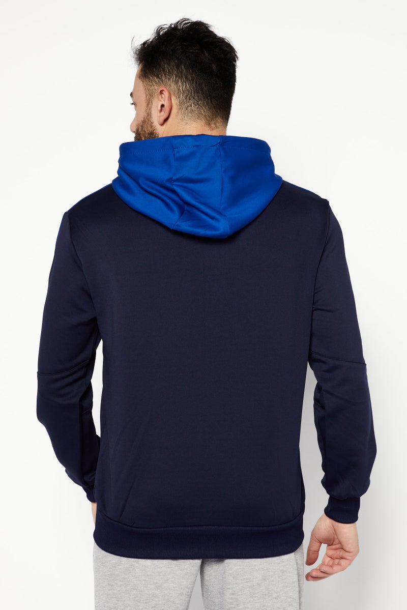 Cultura New York Men Sportswear Fit Long Sleeve Outdoor Sweatshirt, Navy Blue Combo  - Image 4