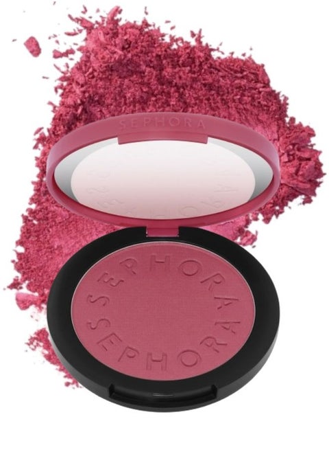SEPHORA COLLECTION Colorful Blush – Shade 17 Hey Jealousy (3.50g) | Deep Berry Pink, Highly Pigmented, Blendable & Long-Lasting Powder Blush for a Bold, Flattering Flush on All Skin Tones