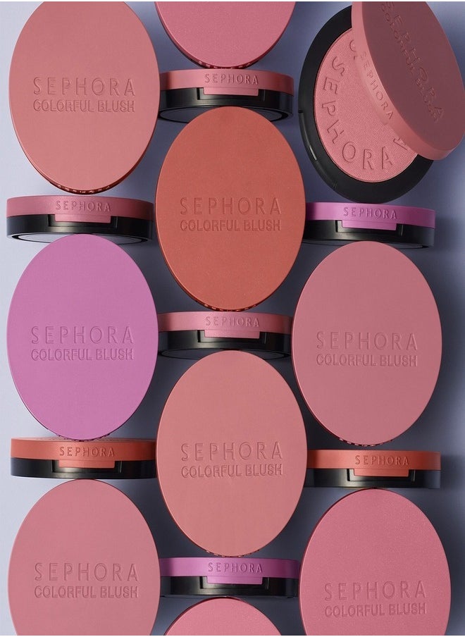 SEPHORA - SEPHORA COLLECTION Colorful Blush – Shade 17 Hey Jealousy (3.50g) | Deep Berry Pink, Highly Pigmented, Blendable & Long-Lasting Powder Blush for a Bold, Flattering Flush on All Skin Tones - Image 1