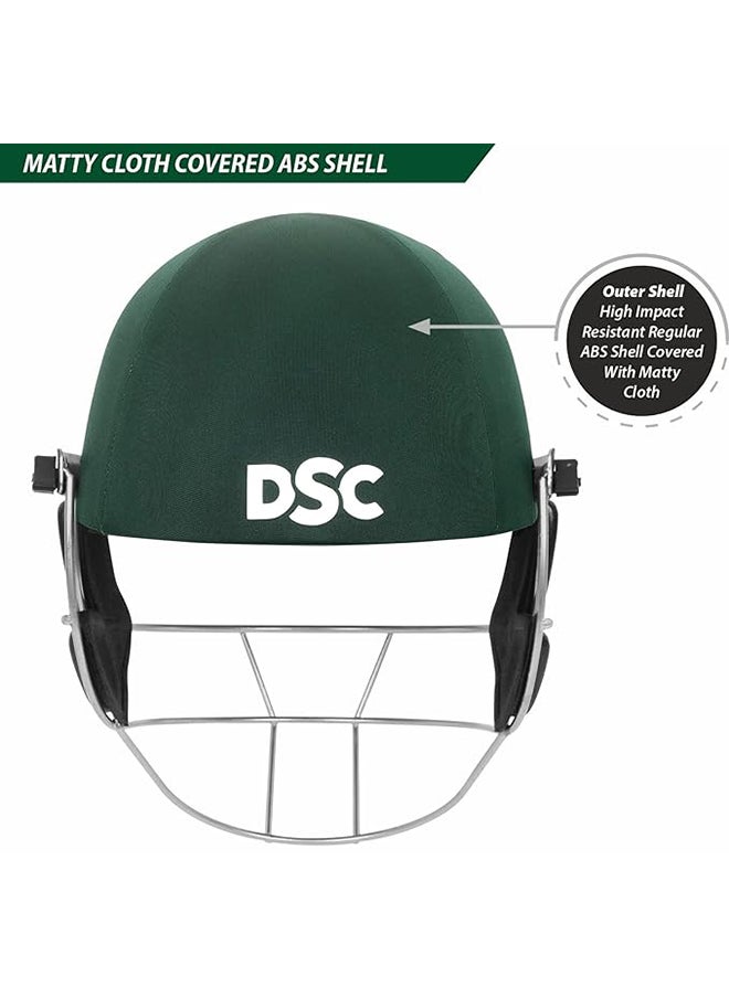 DSC Defender Cricket Helmet | Size: Large | For Men & Boys | Adjustable Steel Grill | Back Support Strap | Lightweight  - Image 5