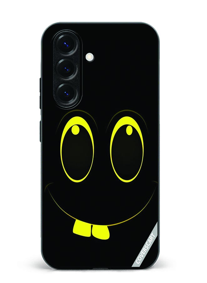COVERSCART Protective Case Cover For Samsung Galaxy A56 Cartoon Face Design Black