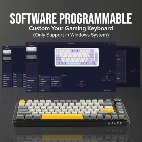 MechLands AJAZZ AK820 MAX HE Hall Effect Magnetic Gaming Keyboard, Adjustable Actuation, 8KHz Polling Rate, Wired Rapid Fast Keyboard, Creamy Gasket, RGB Backlight, NKRO for Win/Mac (Black) - Image 5