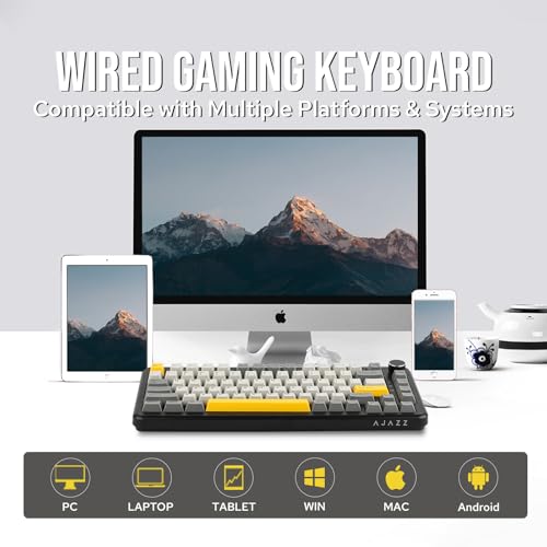 MechLands AJAZZ AK820 MAX HE Hall Effect Magnetic Gaming Keyboard, Adjustable Actuation, 8KHz Polling Rate, Wired Rapid Fast Keyboard, Creamy Gasket, RGB Backlight, NKRO for Win/Mac (Black) - Image 3