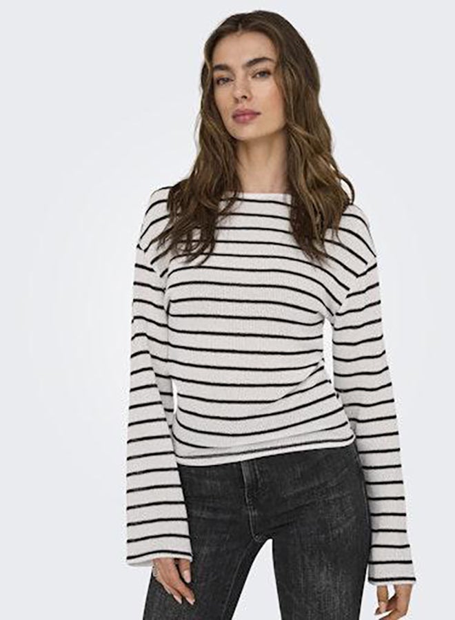 ONLY Onlspezia Life L/S Boatneck Top Moch Jrs - Image 2