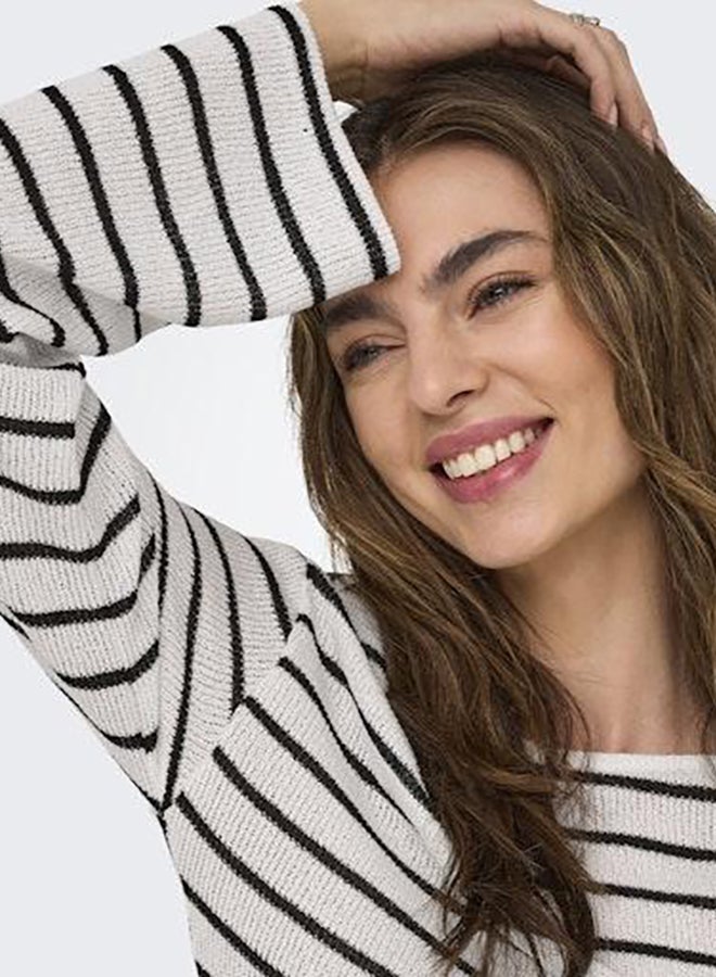 ONLY Onlspezia Life L/S Boatneck Top Moch Jrs - Image 5