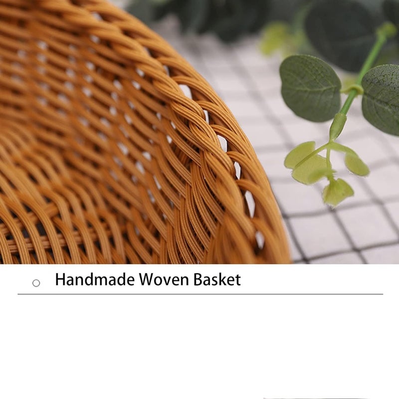 Paulsons Hospitality Round Bread Basket Fruit Basket with Transparent Dome Lid Basket For Restaurant/Home/Hotel Round Food Storage Basket Cake Stand Dome15"x4" (Pack of 1Pc)  - Image 5