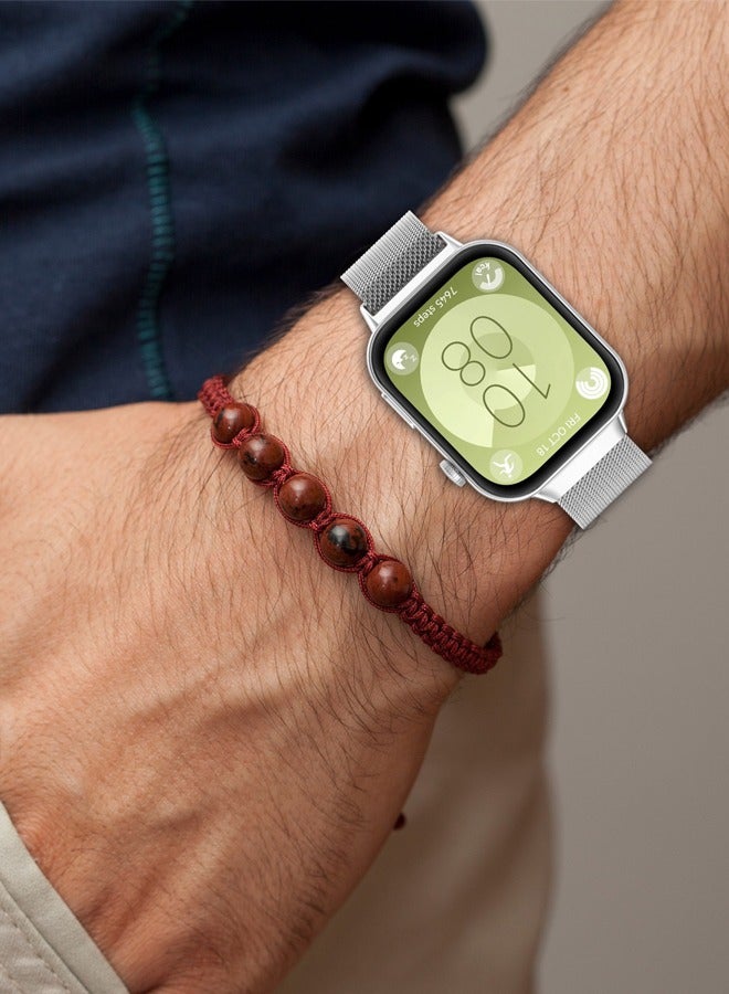 مناسب لساعة Huawei Watch Fit 3 بحزام ساعة معدني بحلقة مغناطيسية ميلانيزية - Image 5