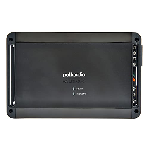 Polk Audio PA D4000.4 (PAD4000.4) 800W RMS PA D Series Class-D 4-Channel Car Amplifier - Image 1