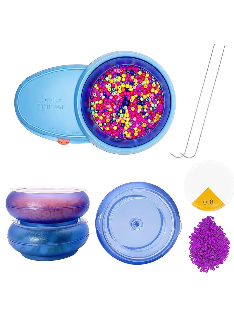 Goldfish Electric Two Way Beading Kit For Jewelry Making Contains 1 Pc Automatic Beading Spinner With 3 Pcs Beading Bowls And 2 Pcs Beading Needles - Image 1