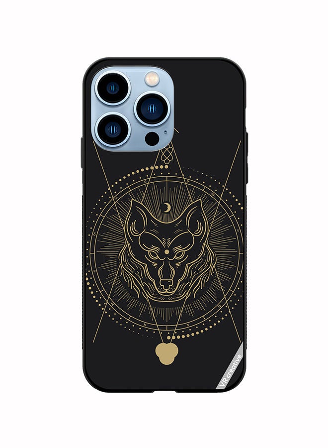 VR CREATIVE Protective Case Cover For Apple iPhone 14 Pro Max Wolf Totem Design Multicolour - Image 1