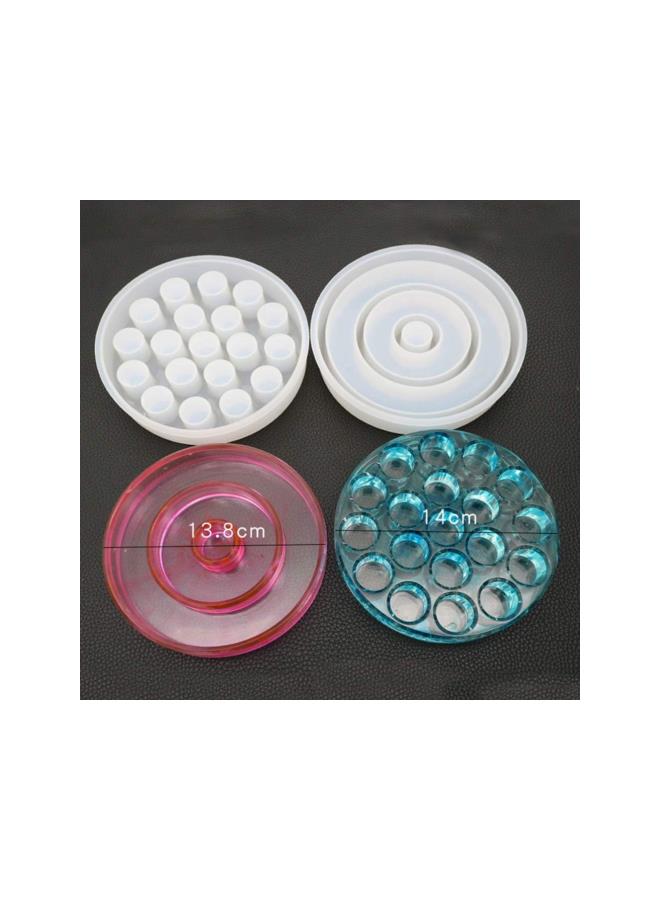 klarako Resin Casting Mold Storage Box Epoxy Mold Silicone Casting Mold DIY Craft Making Accessories for Jewelry Lipstick Epoxy Resin Pigment Storage Style 2 - Image 3