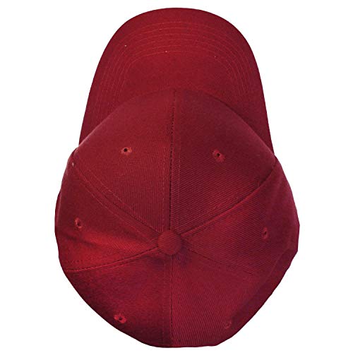 Falari Baseball Cap Adjustable Size for Running Workouts and Outdoor Activities All Seasons (1pc Burgundy) - Image 4
