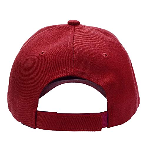 Falari Baseball Cap Adjustable Size for Running Workouts and Outdoor Activities All Seasons (1pc Burgundy) - Image 3