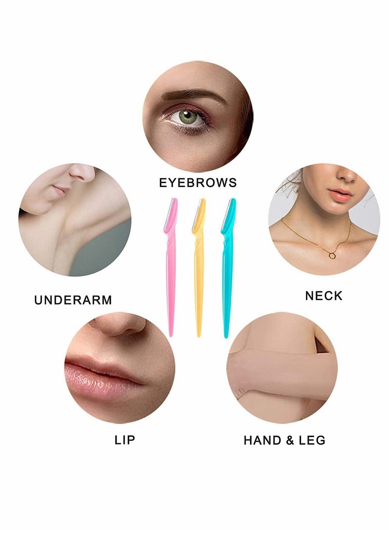 KASTWAVE - Eyebrow Razors, 15pcs Eyebrow Razors,Eyebrow Razor and Face Razor for Women,Multipurpose Exfoliating Tool,Face Razor and Eyebrow Shaper For Women... - Image 1