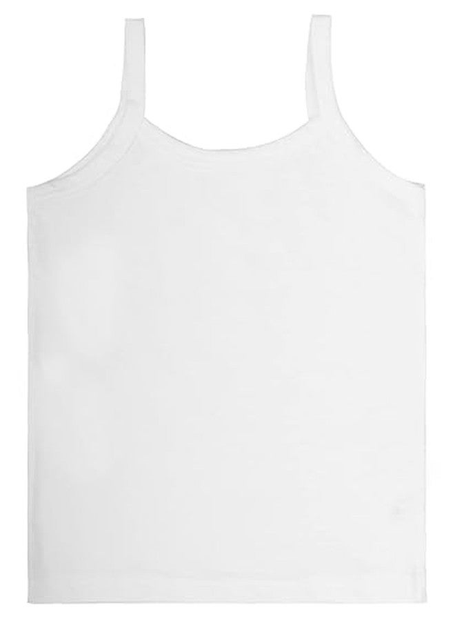 Hivata Women Sameej Baby Girls Soft Cotton Printed Vest Inner Wear for Infants Sando Vest Kids Toddler Camisole Baniyan White Color Vest Pack of 2 (Medium (10-12Y Year)) - Image 4