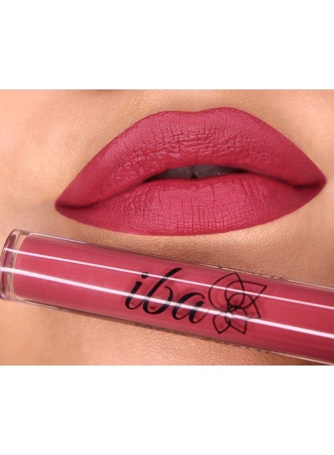 إيبا أحمر شفاه سائل غير لامع من إيبا ماكس - وردي مرح | غني بفيتامين إي وزيت اللوز | مقاوم للتحول ويدوم طويلاً | مقاوم للماء والتلطخ | لمسة نهائية مخملية غير لامعة وصبغية للغاية | خفيف الوزن ومريح | غير لزج ولا يسبب الجفاف | مكياج الشفاه | 2.6 مل - Image 3