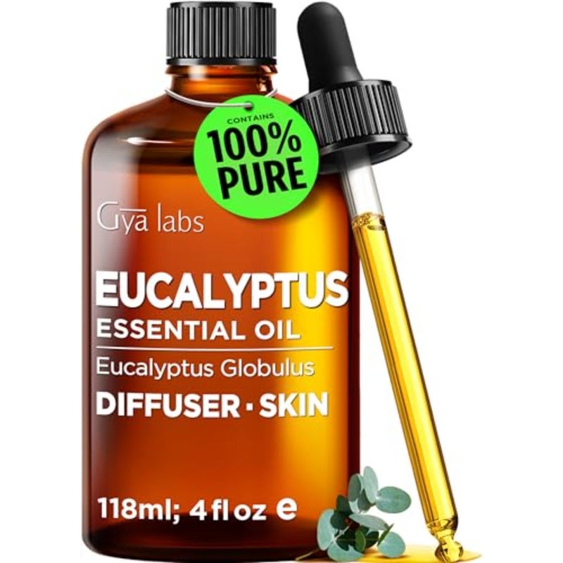 زيت الأوكالبتوس العطري للاستخدام المنزلي والعطور العلاجية، زيت الأوكالبتوس النقي بنسبة 100%، لون شفاف، درجة علاجية طبيعية، مثالي لصنع الشموع بنفسك، وتطبيقات العناية بالشعر والبشرة. - Image 1