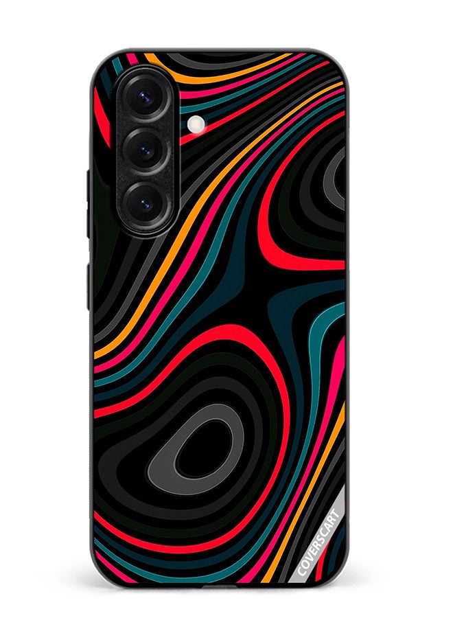 VR CREATIVE Protective Case Cover For Samsung Galaxy S25 Abstract Design Multicolour