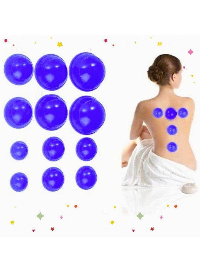 ACS ACS 12pcs/set Moisture Anti Cellulite Vacuum Cupping Cup Silicone Family Facial Body Massage Therapy Cupping Cups Massager, Standard (ACS004) - Image 5