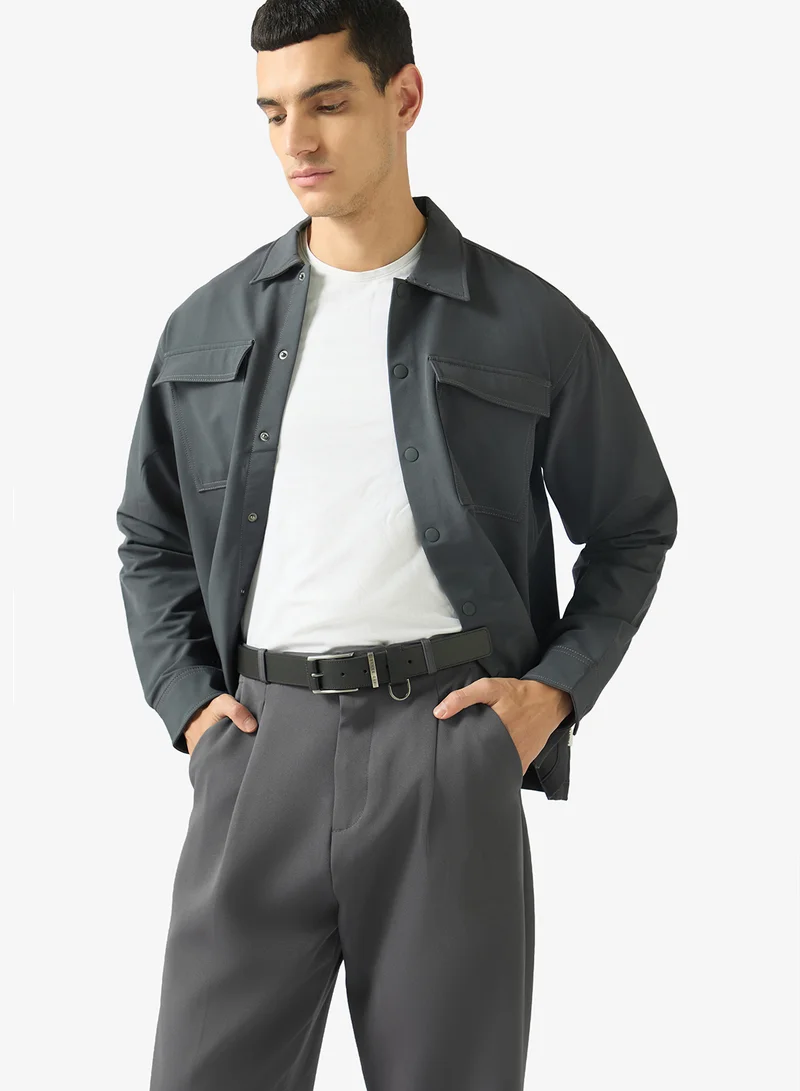 Robert Wood  High-Waist Tailored Straight-Leg Trousers for Men | Best Price UAE