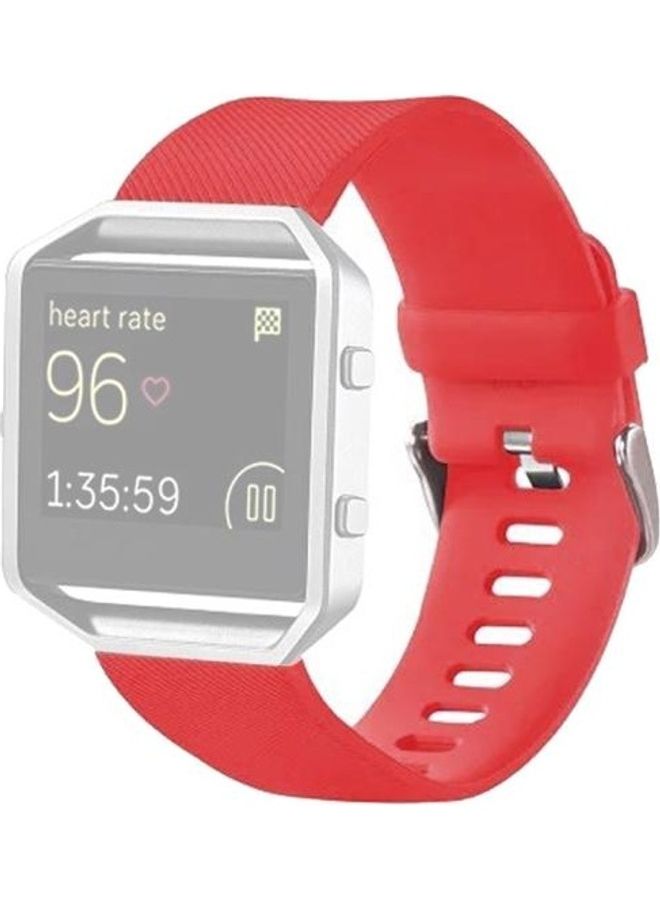 NIBEMINENT Replacement Band For Fitbit Blaze Red - Image 1