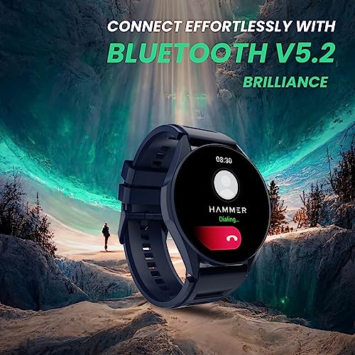 HAMMER Cyclone 1.39" Round Dial Smart Watch with Calling Function, High Refresh Rate, Multi Sports Modes, Spo2, HR, Voice Assistant (Coral Peach) - Image 3