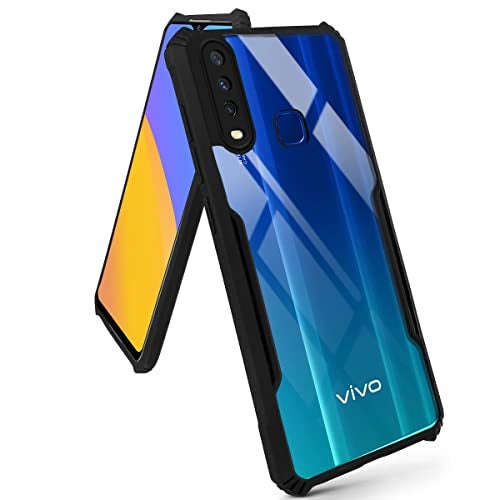 Jkobi Back Cover Case for Vivo Y12 | Y15 | Y17 (Shockproof with Polycarbonate Clear Panel | Professional Black) - Image 5