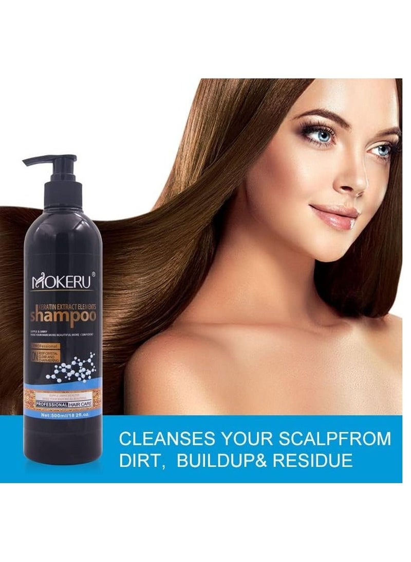 موكيرو شامبو وبلسم موكيرو للعناية الكاملة بالشعر بالكيراتين والكولاجين والمزيد - Image 4