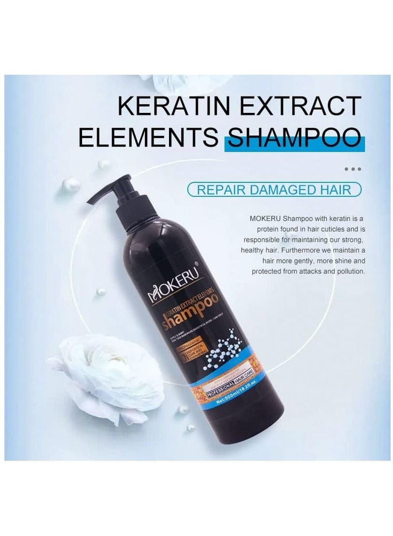 موكيرو شامبو وبلسم موكيرو للعناية الكاملة بالشعر بالكيراتين والكولاجين والمزيد - Image 3