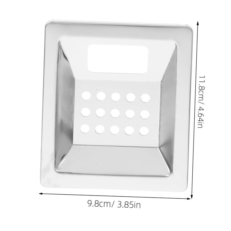 Stainless Steel Removable Ashtray Lid For Outdoor Garbage Bins Windproof Ash Holder Size 11 80X9 80X1 50CM - Image 3