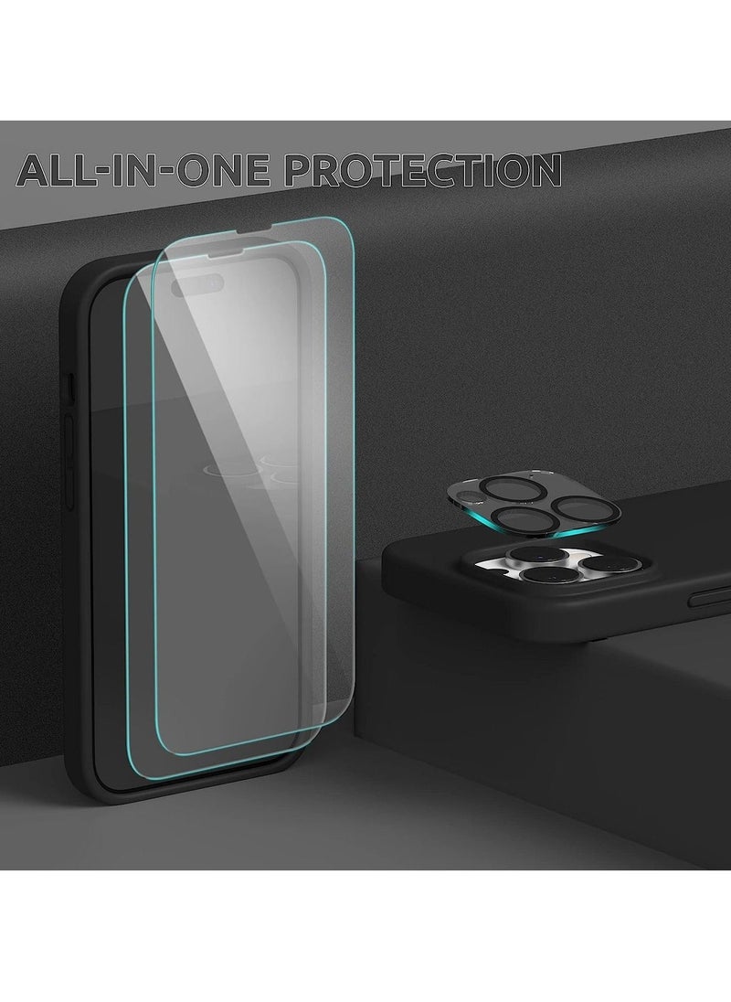 Raxoom Magnetic Case Designed for iPhone 14 Pro Max Case 6.7 inch (2022), Compatible with MagSafe, Liquid Silicone Phone Case for iPhone 14 Pro Max, Black - Image 2