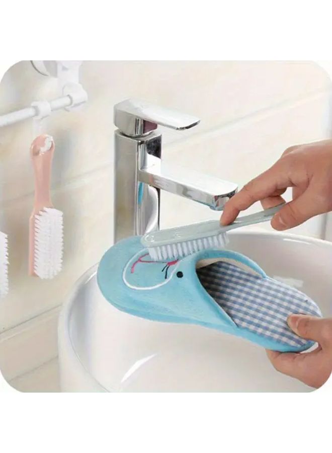 Nordic Blue Reusable Plastic Cleaning Brush For Shoes Bathroom Kitchen Outdoor - Image 5