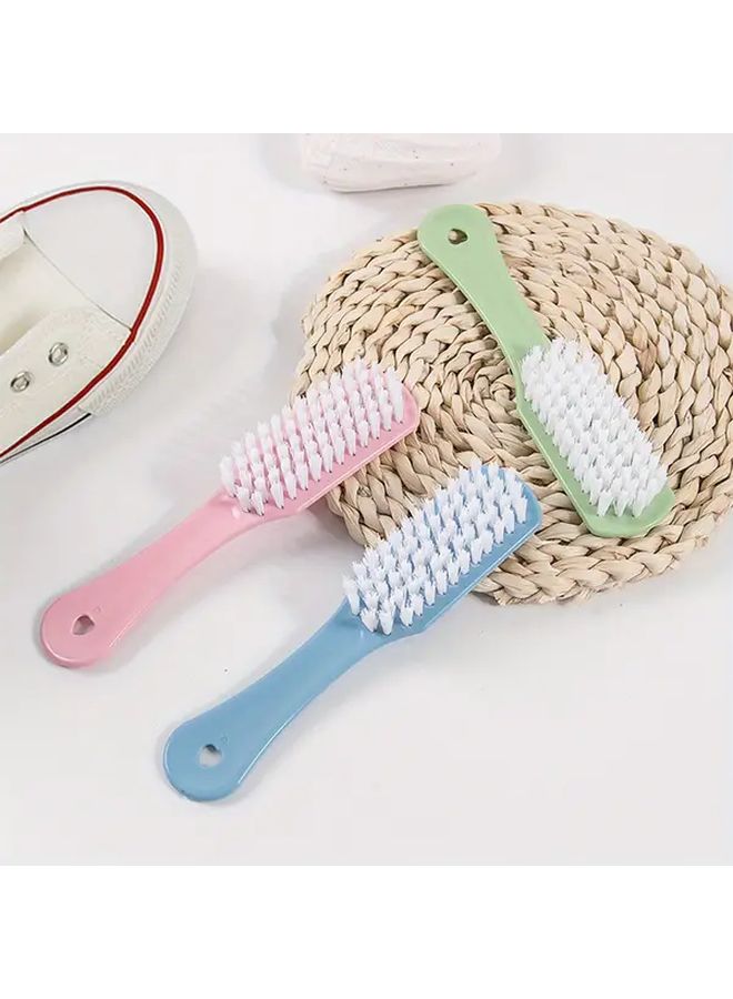 Nordic Blue Reusable Plastic Cleaning Brush For Shoes Bathroom Kitchen Outdoor - Image 4