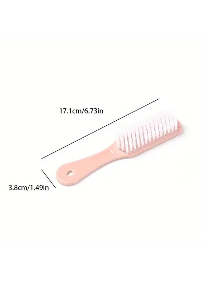 Nordic Blue Reusable Plastic Cleaning Brush For Shoes Bathroom Kitchen Outdoor - Image 2