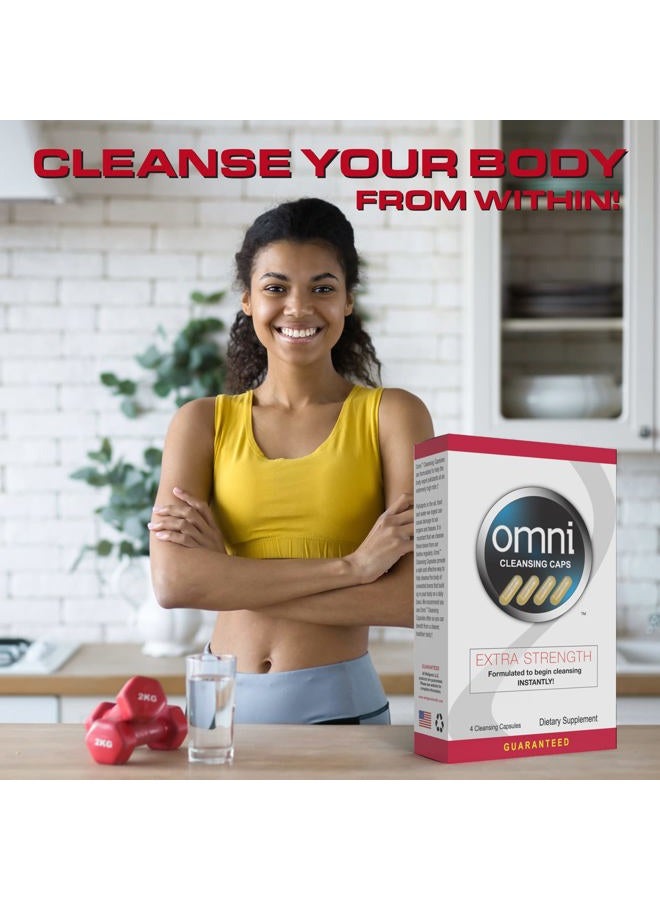 wellgenix Omni Herbal Cleanse Detox Capsules: Fast Acting, Extra Strength Detox Cleanse for Whole Body, Flush Your System with Detoxifying Capsules, 4 Count (2)  - Image 2