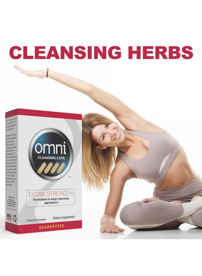 wellgenix Omni Herbal Cleanse Detox Capsules: Fast Acting, Extra Strength Detox Cleanse for Whole Body, Flush Your System with Detoxifying Capsules, 4 Count (2)  - Image 3
