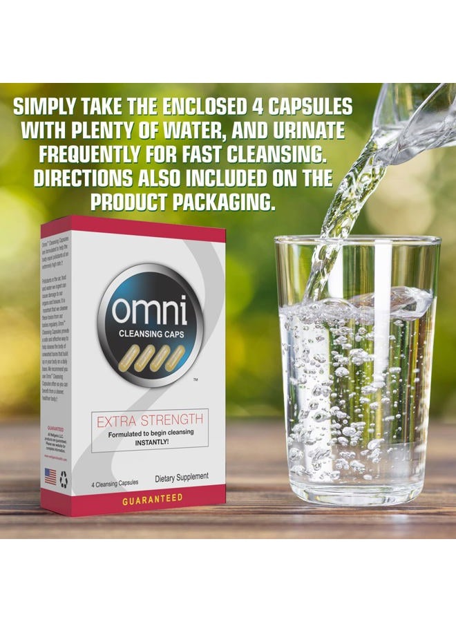 wellgenix Omni Herbal Cleanse Detox Capsules: Fast Acting, Extra Strength Detox Cleanse for Whole Body, Flush Your System with Detoxifying Capsules, 4 Count (2)  - Image 5