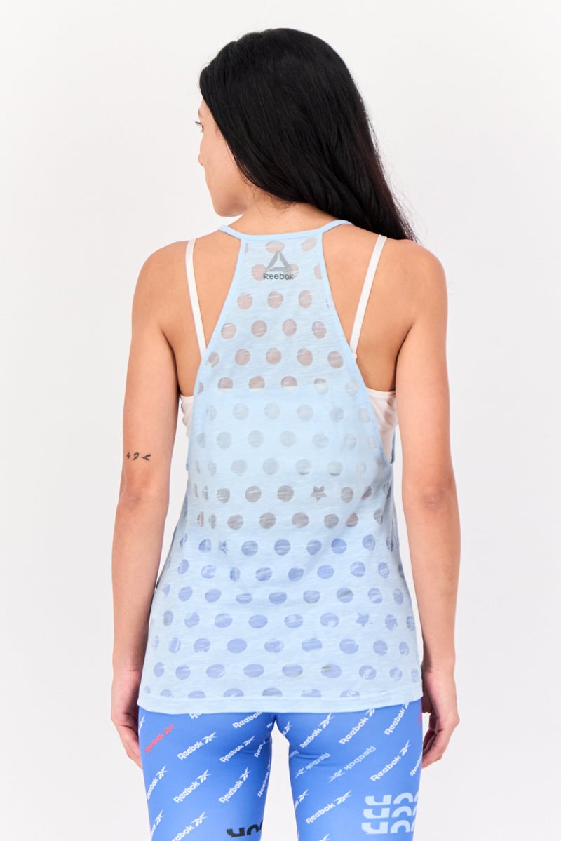 Reebok Women Sportswear Fit Sleeveless Yoga Tank Top, Multicolor - Image 3