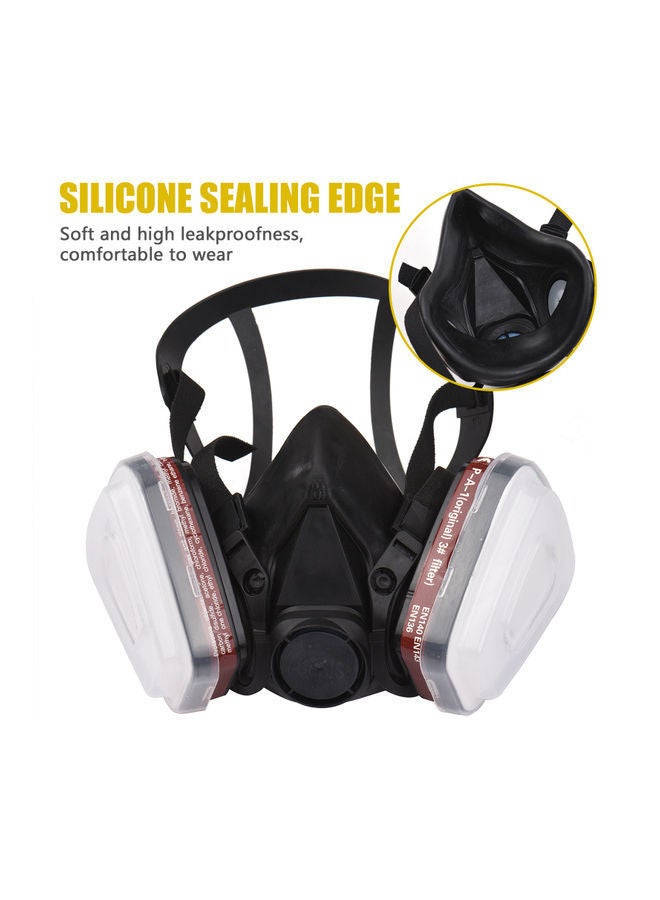 NIBEMINENT Reusable Respirator Half Facepiece Black - Image 4