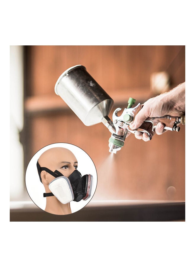 NIBEMINENT Reusable Respirator Half Facepiece Black - Image 2