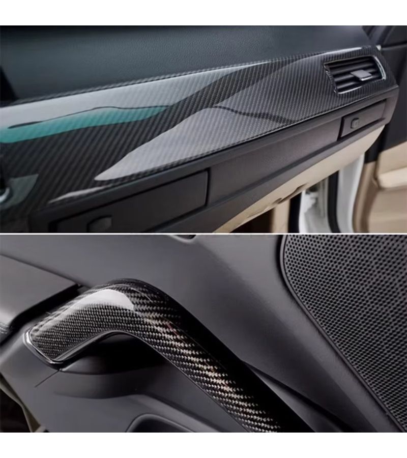 3D Carbon Nanofiber Tape Set 1.18 Inch 1.97 Inch 3.94 Inch Full Protection Car Bumper Sticker Black Matte Finish Waterproof Scratch Resistant Door Edge Guard - Image 5