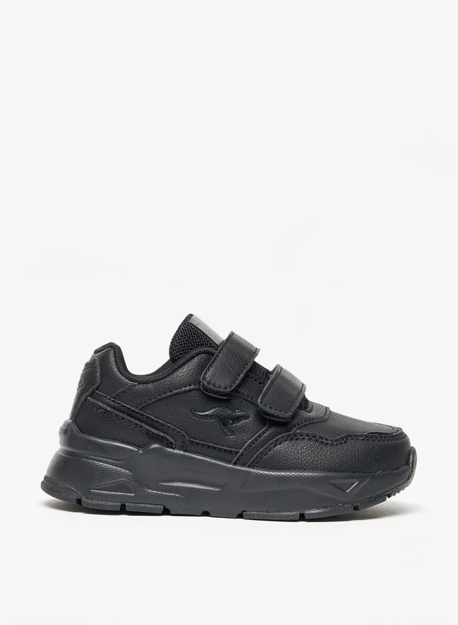 كانغاروس Boys' School Shoes with Hook and Loop Closure