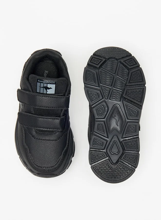 كانغاروس Boys' School Shoes with Hook and Loop Closure