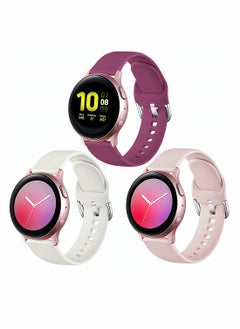KASTWAVE 3 Pack 20 mm Watch Bands Compatible for Samsung Galaxy Watch Active 2  - Image 1