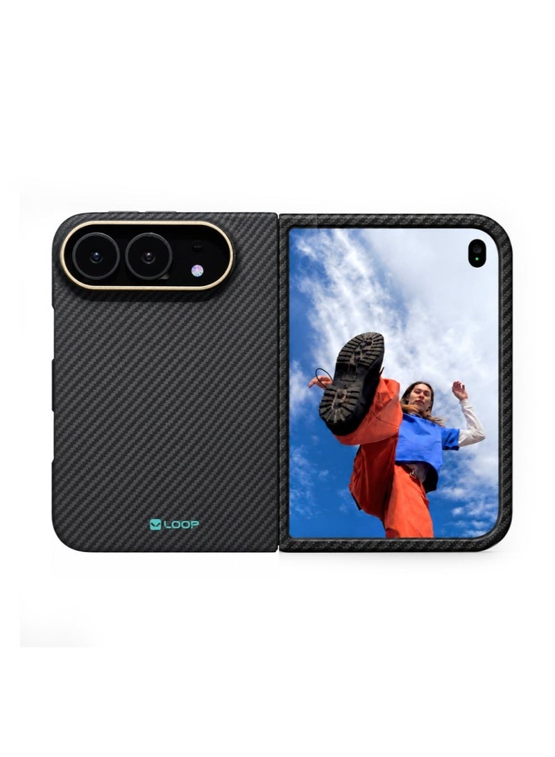 LOOP  Kevlar Cover for iPhone Duo, Premium Aramid Fiber Case, Ultra-Slim Lightweight Protective Cover, Precision Fit, Durable Woven Finish - Image 1